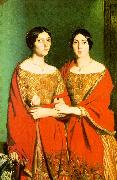 Theodore Chasseriau The Two Sisters Spain oil painting artist